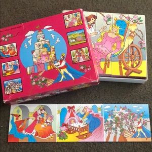 Vintage European Fairytale block puzzle
